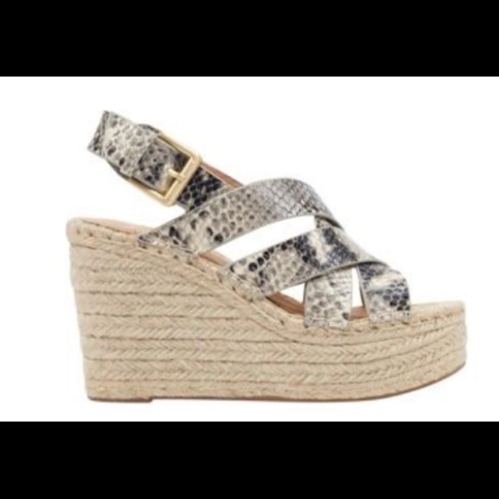 MARC FISHER Alenni Platform Wedge Sandal NWT